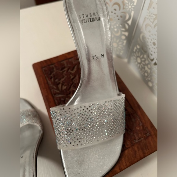 Stuart Weitzman- Swarovski heels - Picture 2 of 5